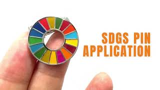 Wholesale SDGS Promotional Gift  lapel pin, tie bar, cufflink and more