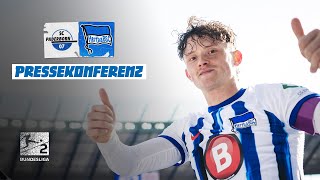 Pressekonferenz vor SC Paderborn mit Pál Dárdai & Fabian Reese | Hertha BSC