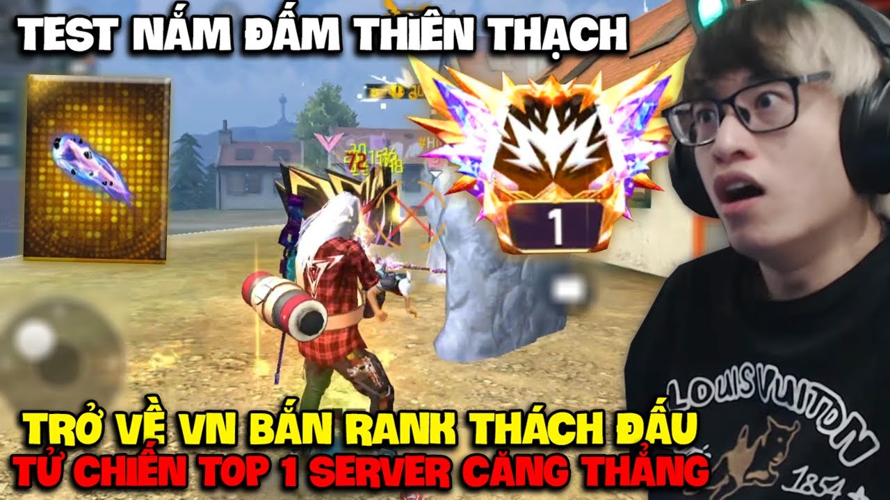 HÙNG AKIRA TEST NẮM ĐẤM THIÊN THẠCH, TRỞ VỀ BẮN RANK THÁCH ĐẤU TỬ CHIẾN TOP 1 VN 620 SAO VÀ CÁI KẾT