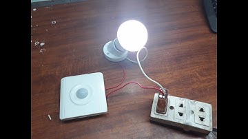 TECH - Bộ cảm biến chuyển động tự bật tắt đèn khi có người qua lại