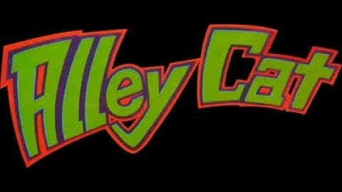 Atari 800  - Alley Cat - Gameplay