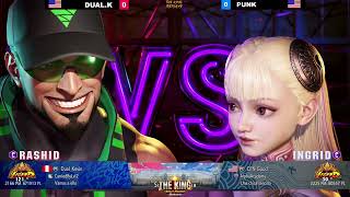 🔥PUNK (INGRID) VS DUAL K (RASHID) SF6 🔥