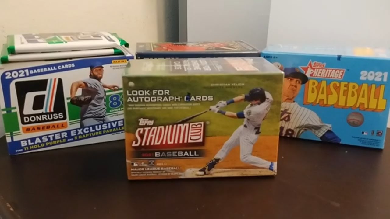 2021 Stadium Club Blaster Box Break - 2021 Baseball Blaster Series Episode #2