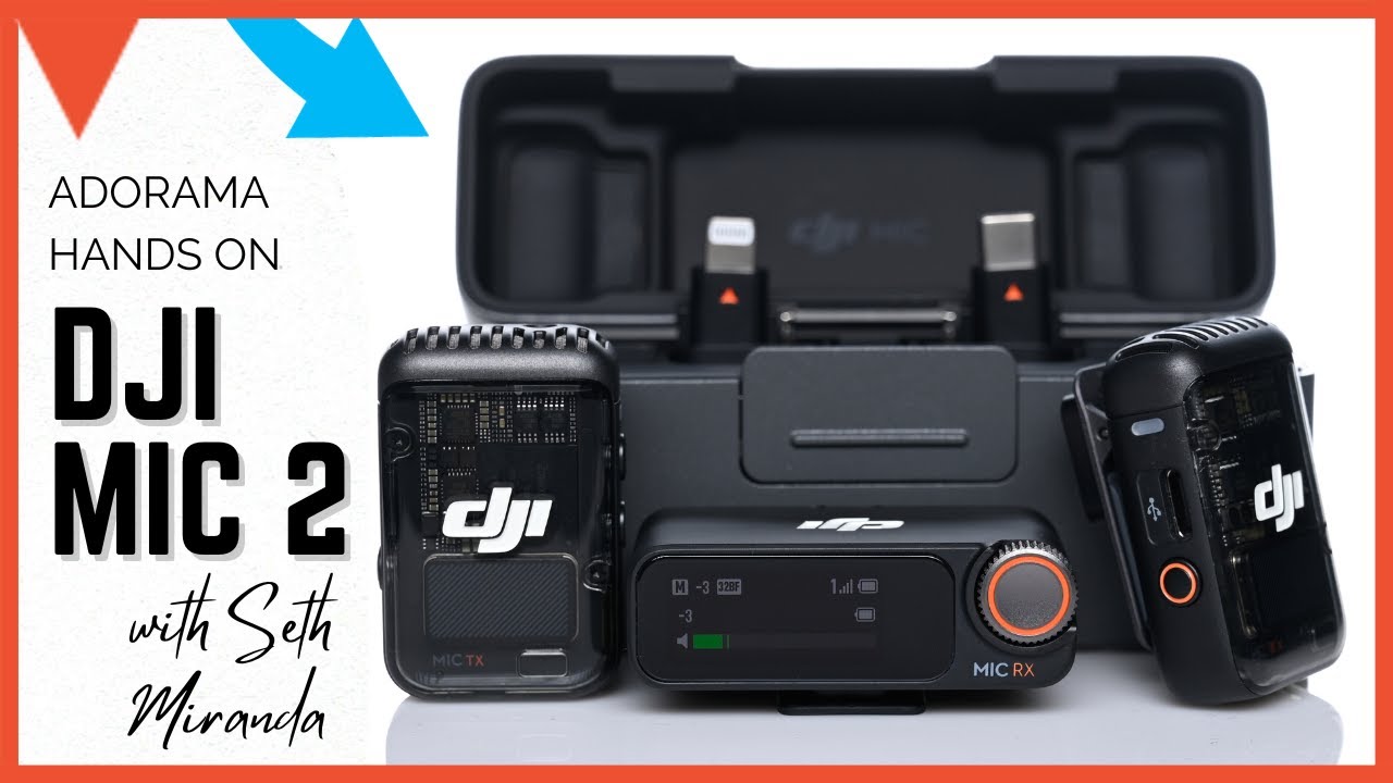 DJI Mic 2 (2 TX + 1 RX + Charging Case) Wireless Microphone Noise  Cancelling 32bit Recording – CXG