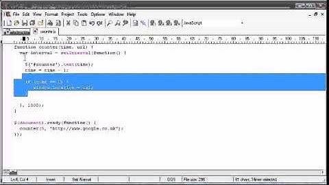 jQuery Tutorial   174   Countdown to redirect