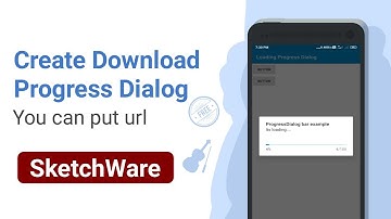 How To Create Download Progress Dialog In SketchWare Androidx Hindi