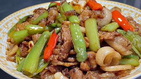 The chef will teach you the home-cooked method of stir-frying pork, with detailed steps - DayDayNews