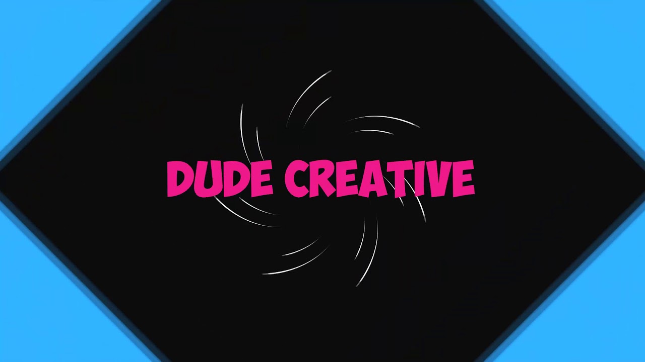 Dude Creative Intro to The YouTube | Graphic Designer | Photoshop ...