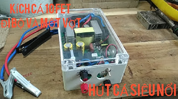 Kích cá điện tử 10 FET siêu hút cá rô phi ll điện tử Lê phi