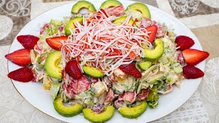سلطة الكراب او السلطعون Crab Salad