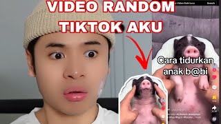 REACT VIDEO RANDOM FYP TIKTOK AKU ADA B@BI 😭😭