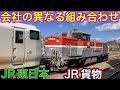国鉄型ディーゼル機関車が牽引?!数を減らした貨物更新色と旅客鉄道の車両で会社の壁を超えた