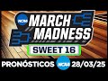 🔥PRONÓSTICOS MARCH MADNESS PARA HOY 28 DE MARZO | PICKS GRATIS🔥