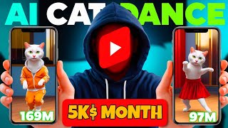 How to Make AI Cat Mance Video? Earn  Money By Copying and Pasting Cat Dance screenshot 5