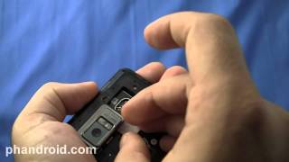 Droid Bionic Battery Cover, MicroSD, 4G SIM Slot