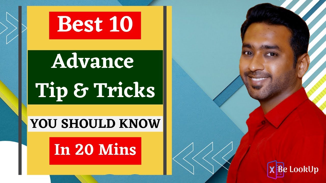 Excel Tricks: Best 10 Advanced Excel Tips & Tricks In 20 Min You Should ...