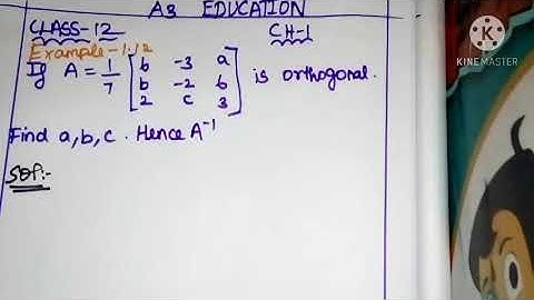 TN Class 12 Maths I Chapter 1 I Applications of Matrices and Determinants I Example-1.12