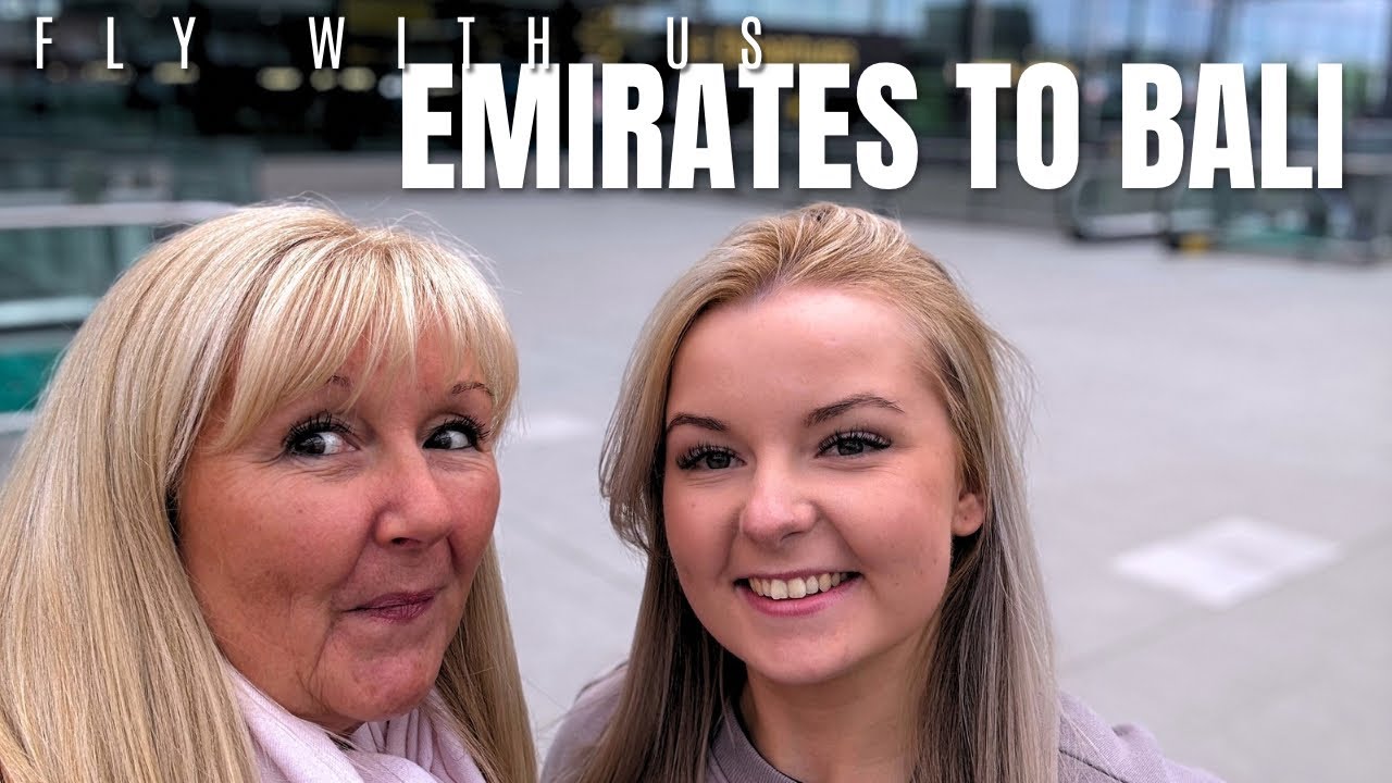 Flying Emirates to Bali - they give you lots of goodie bags