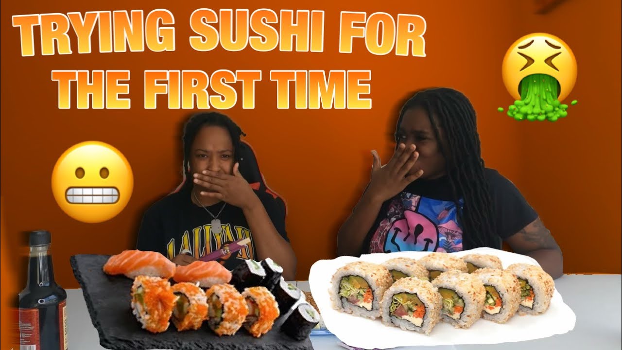 TRYING SUSHI FOR THE FIRST TIME 🍱🍣| MUKBANG - YouTube