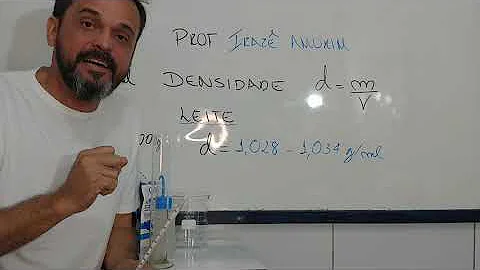 Como descobrir a densidade do leite?