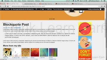 How to build create design add a slideshow in Ultimatum Theme 2.6 Framework - Part 06/06