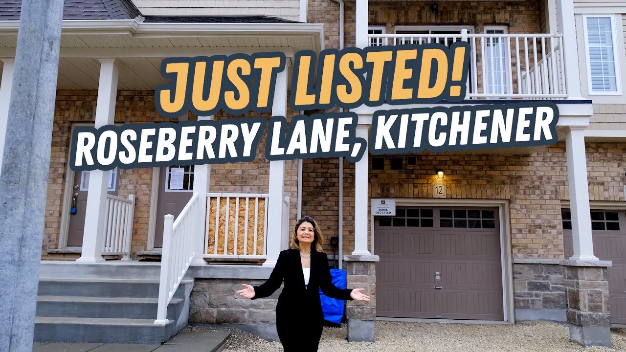 New 3 Storey Townhome at Roseberry Lane, Kitchener Tricity Homes
