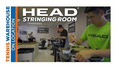 Inside the HEAD Stringing Room at the 2017 BNP Paribas Open (Indian Wells, CA)