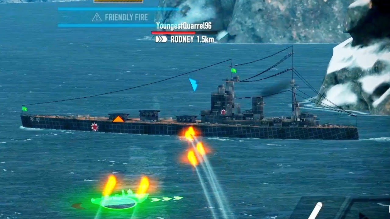 {Battle Of Warship}🏴‍☠️ | IJN Kongo 🔥 Drowning Rodney & Dunkerque 😲| Online Gaming |