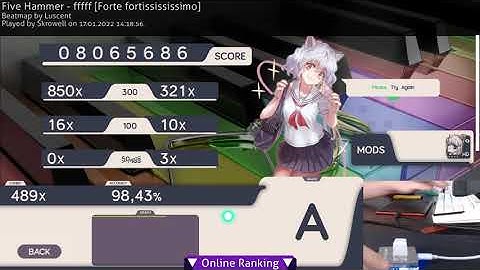 Five Hammer - fffff [Forte fortissississimo] Liveplay