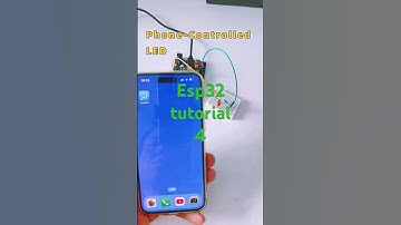 Esp32  Tutorial  4:Control an LED with Your Phone Using ESP32 and Bluetooth #esp32tutorial