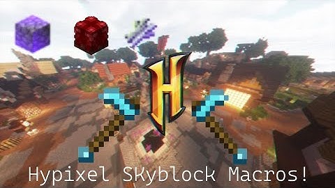 Hypixel Skyblock BEST Macro (wart, sugarcane, cobble, enchanting )(failsafe,alttable) +Free Macro!!!