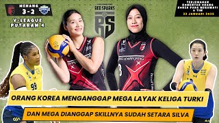 Terjemahan komentar orang korea yg memuji mega, ketika red sparks mengalahkan hyundai hillstate