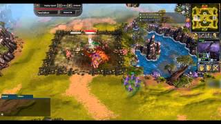 Battleforge pvp Cast #002 FlameToWorth vs Bubbaloo