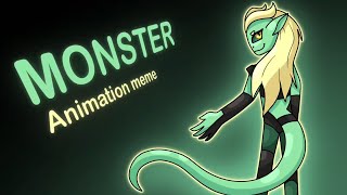 MONSTER ANIMATION MEME || Double Trouble (flash warning!!)