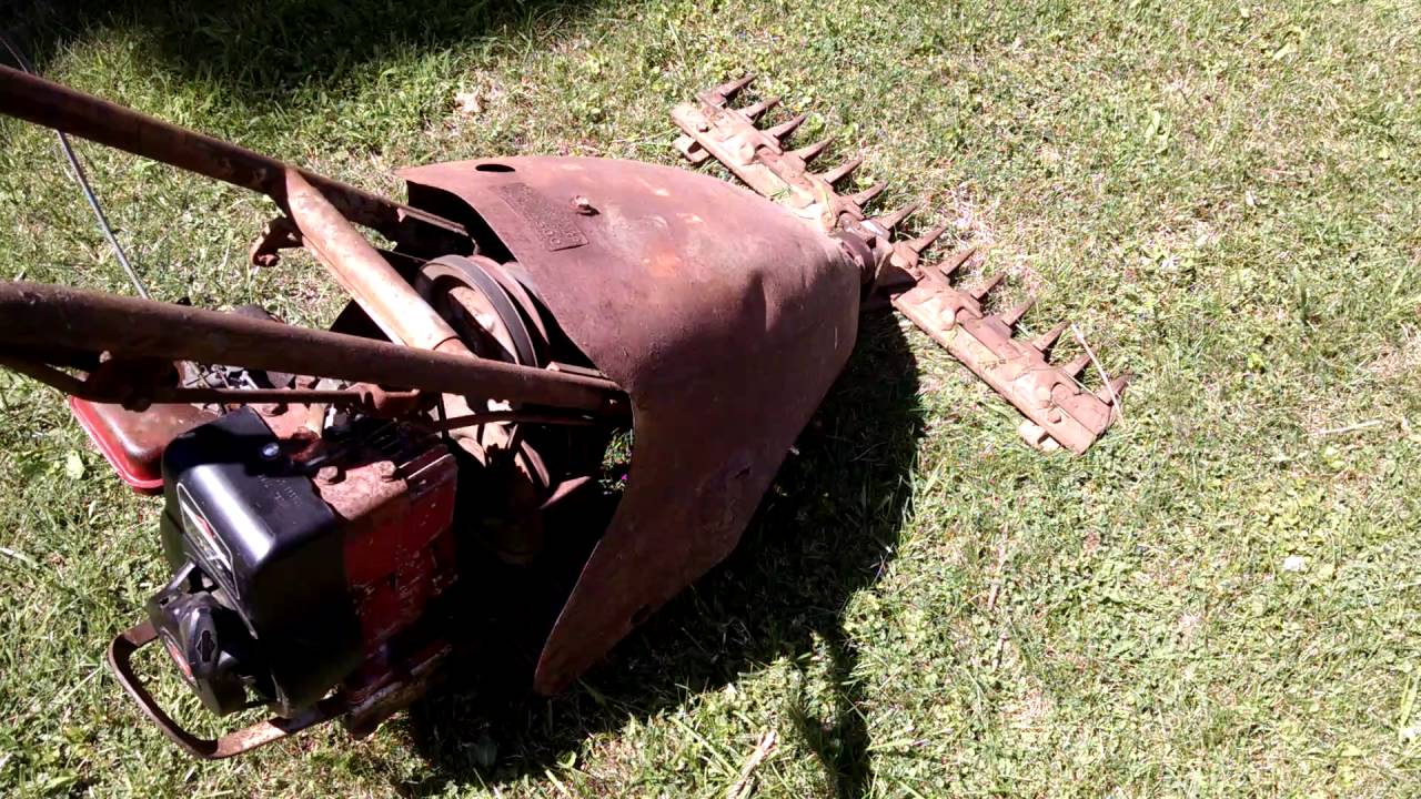 Vintage Jari sickle mower YouTube