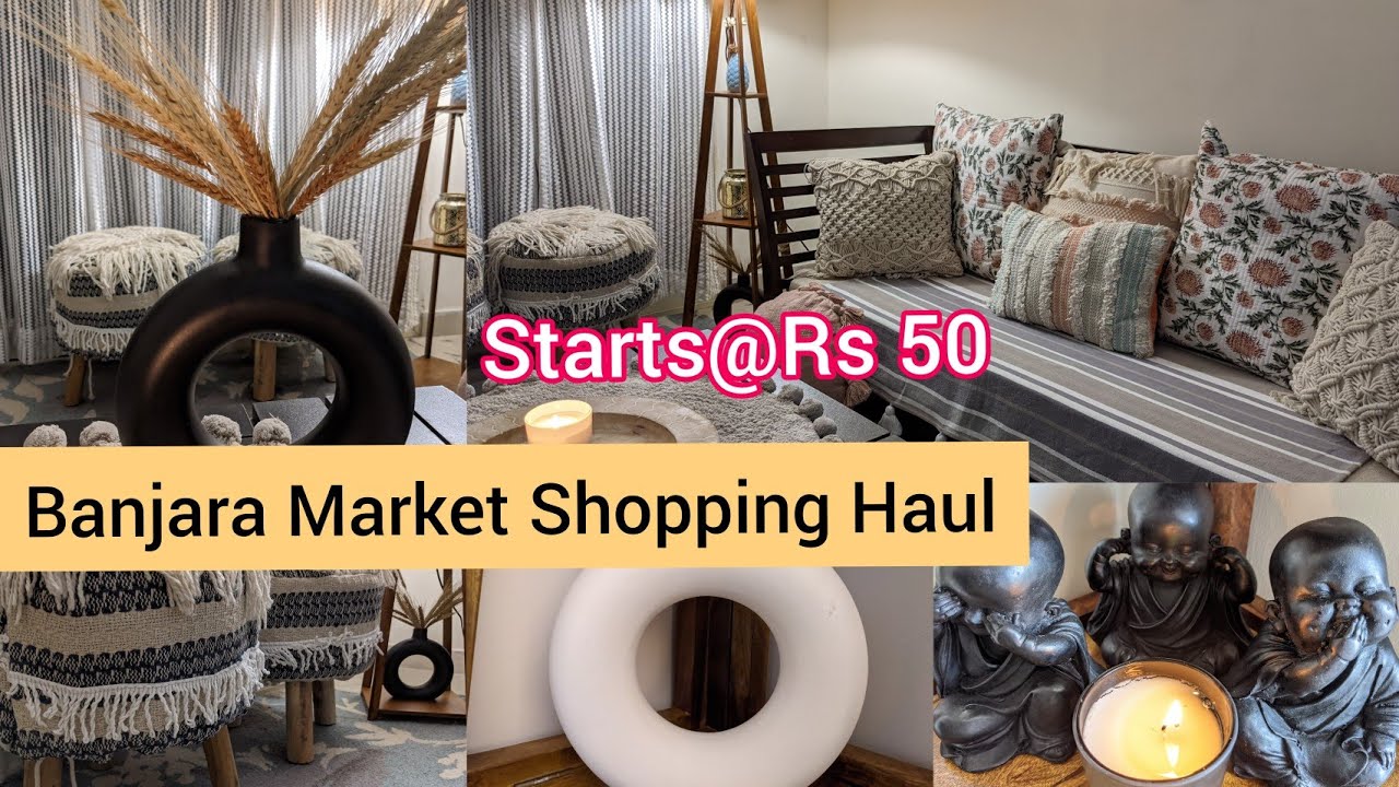 Latest Banjara Market Shopping Haul *Starting Rs 50* Best Home Decor