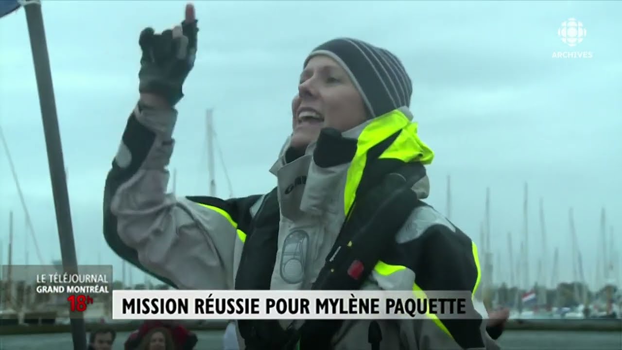 Le 12 novembre 2013, Mylène Paquette complète sa traversée en solitaire de l’Atlantique Nord