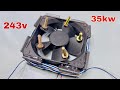 How to make 35000w generator using 24v motor and bolts