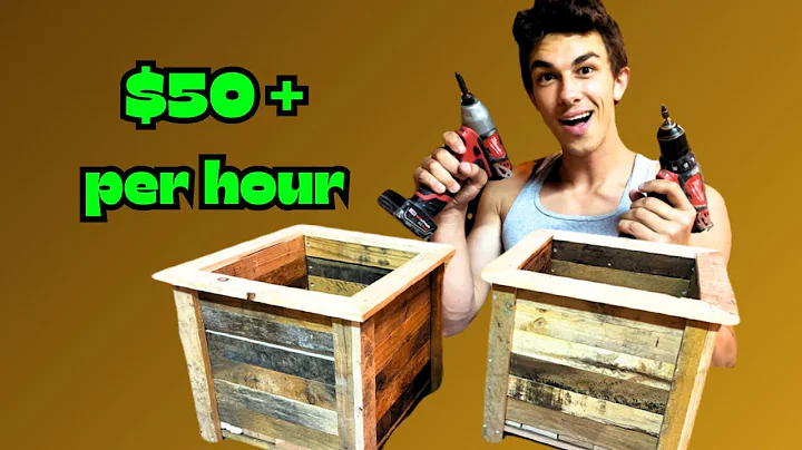 How to Build Planter Boxes out of Free Pallets