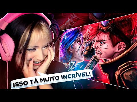 (O QUE FOI ISSO??) 7 Minutoz - VI E JINX [REACT]