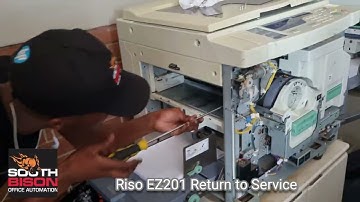 Riso Ez201 Digital Duplicator - Return to Service