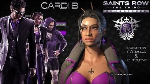 Saints Row 3 Remastered - Cardi B (creation formula & cutscene)