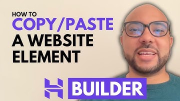 How to Copy/Paste a Website Element in Hostinger Website Builder