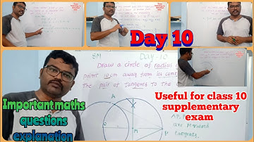 Maths important questions explanation for AP/TS class 10|Useful for supplementary exam|Day 10