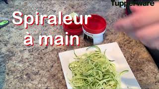 Spiraleur à main Tupperware