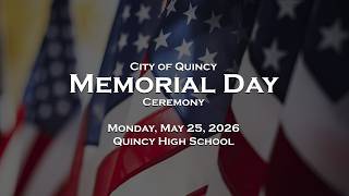 2026 Memorial Day Ceremony - May 25, 2026