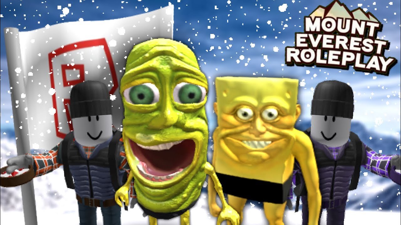 Climbing Mount Everest... in Roblox