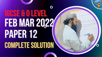 Feb-Mar 2022 Paper 12 IGCSE/OLEVEL Computer Science solution by Inqilab Patel