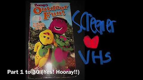 Part 1 to 30 For Outdoor Fun! Screener!! Soon!!!