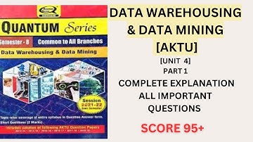 Data Warehousing and data mining | unit-4  AKTU | Full Playlist| All Important questions| Study4Sub